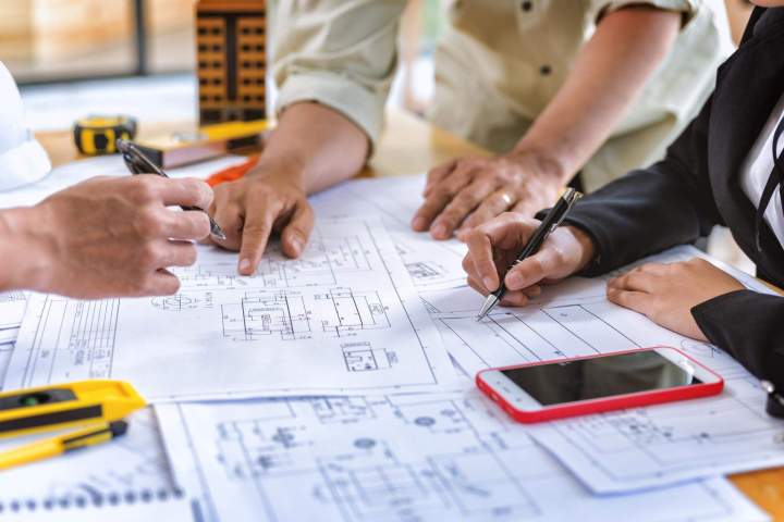 Architecte construction bureaux Valliquerville