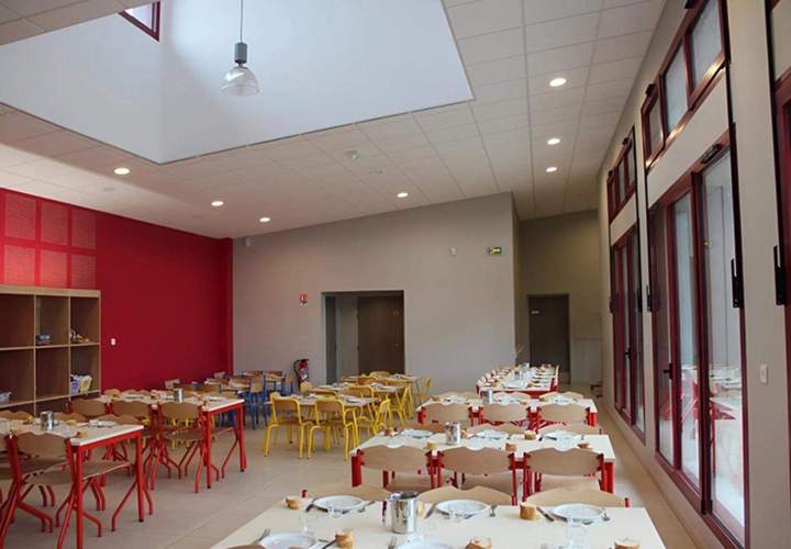 Aménagement cantine scolaire Valliquerville