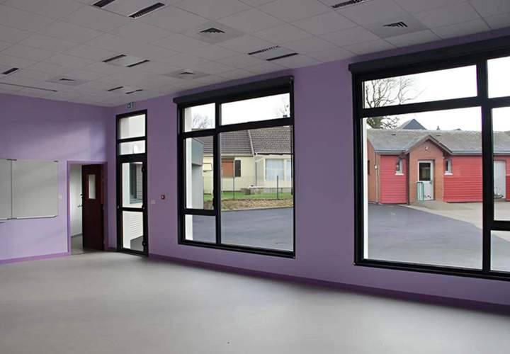 Extension d'une école Valliquerville