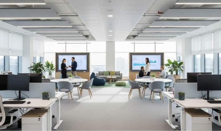 Construction bureaux créer espaces professionnels